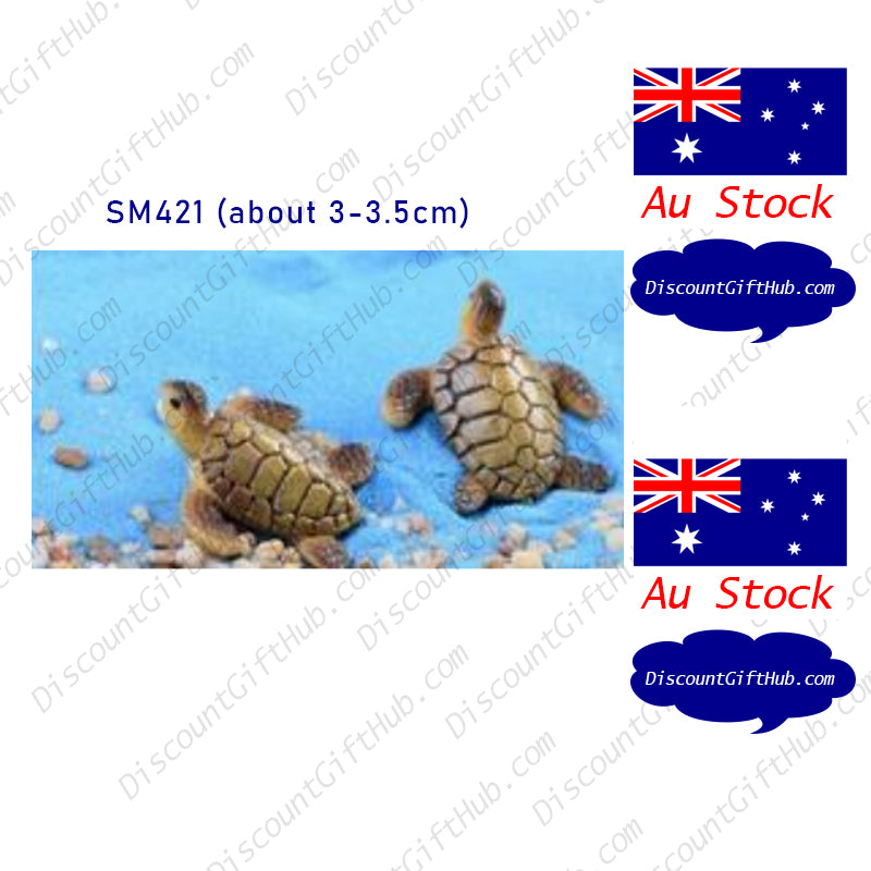 Turtles-set of 4 Turtles Micro-mini Turtles-ooak-made to Order -   Australia