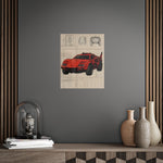 Unframed Posters - Super Car