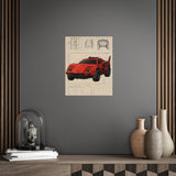 Unframed Posters - Super Car