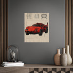 Unframed Posters - Super Car