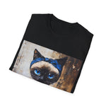 Unisex Softstyle T-Shirt - Favorite Pet - Painting of A Cat Series No.2