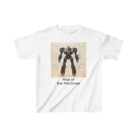 Kids Heavy Cotto Tee - Super Robot - Rise of the Machines