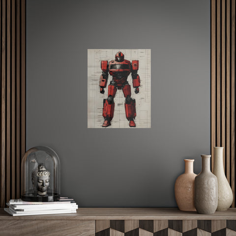 Unframed Posters - Super Robot Transformer