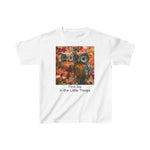 Kids Heavy Cotton Tee - Floral & Art - Find Joy in the Little Things