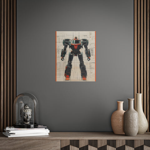 Unframed Posters - Super Robot Transformer