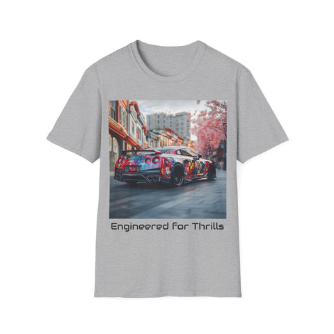 Unisex Softstyle T-Shirt - Super Car - Engineered for Thrills