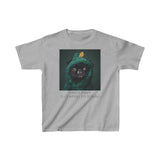 Kids Heavy Cotton Tee - Pet Lover - Santa Paws is Coming to Town!