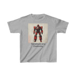 Kids Heavy Cotto Tee - Super Robot - Transform and Dominate