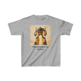 Kids Heavy Cotto Tee - Super Robot - Mechanized for Action