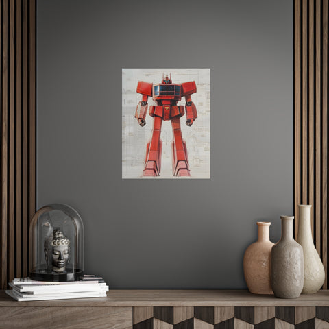 Unframed Posters - Super Robot Transformer