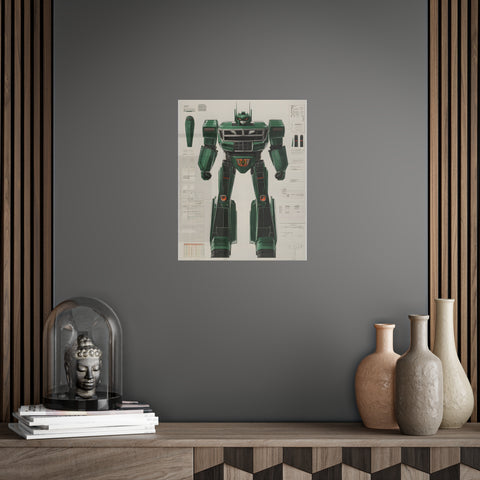 Unframed Posters - Super Robot Transformer