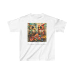 Kids Heavy Cotton Tee - Floral & Art - Smile, It Looks Good on You!