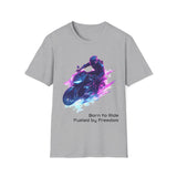 Unisex Softstyle T-Shirt - Super Bike - Born to Ride, Fueled by Freedom