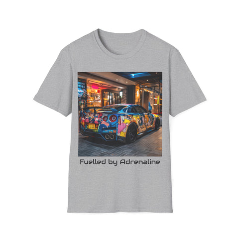 Unisex Softstyle T-Shirt - Super Car - Fuelled by Adrenaline