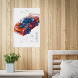 Unframed Posters - Super Car