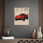 Unframed Posters - Super Car