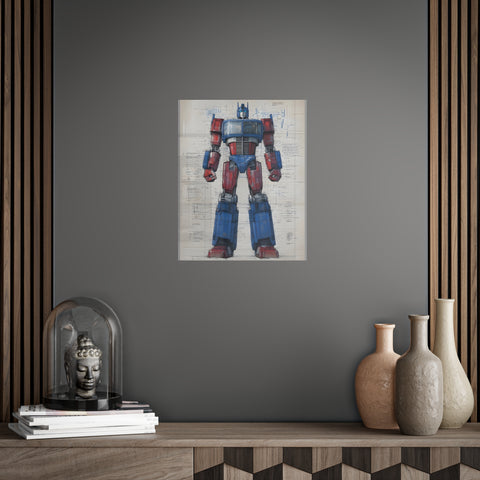 Unframed Posters - Super Robot Transformer