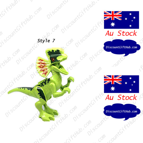 Standard Size Dinosaur Figurine Minifigurines Building Block - 10 Designs