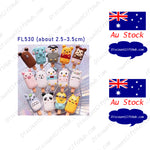 Dollhouse Miniature Accessories Mini Resin - Cartoon Character Ice-cream Stick x 2 (model FL530)