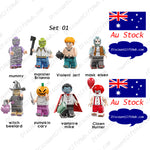 Halloween Mini Figurines Building Block - 8 Designs / set