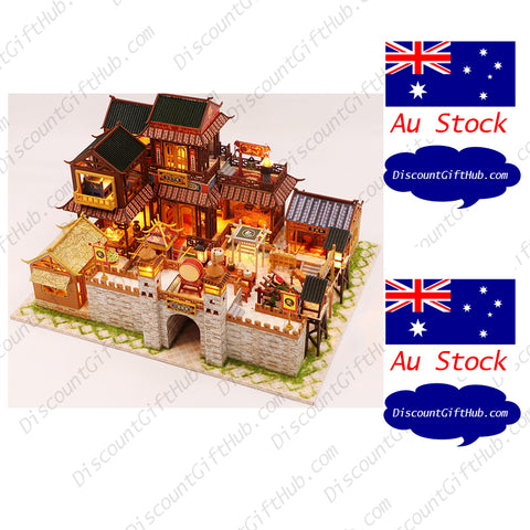 DIY Miniature House 3D Model Kit - Chinese mansion