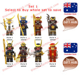 Ninja Samurai Mini Figurines for Building Block