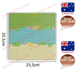 Base Plate Baseplate 32x32 Studs 25.5 x 25.5 cm - River